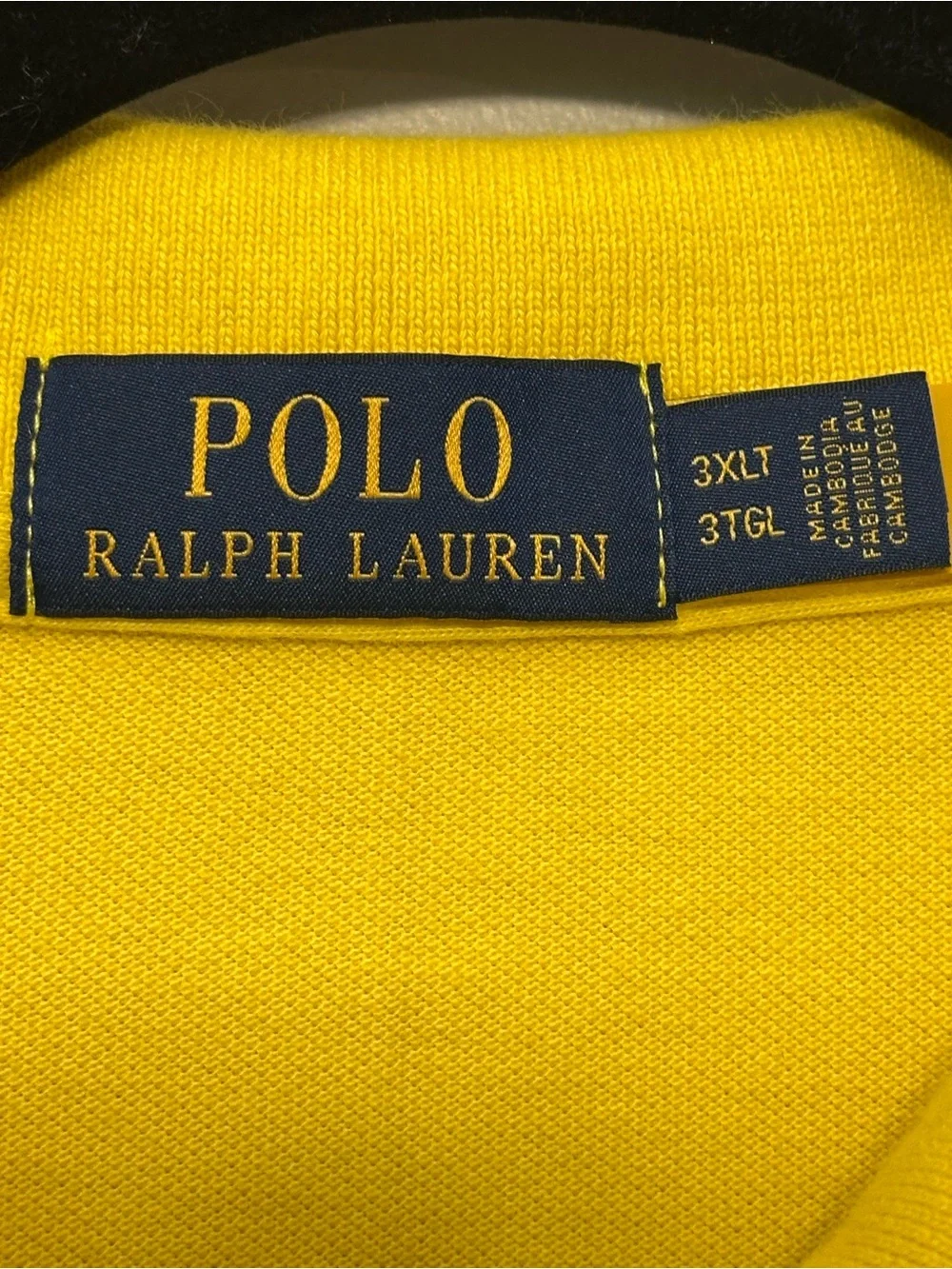 Polo by Ralph Lauren Men’s Yellow Short-Sleeve Polo Shirt